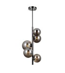 Lampy wiszące kule - Italux Canello Wisząca Czarny chrom 5xG9 5W PND-406007-V5A-BCR - product 1
