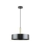 Lampy wiszące industrialne - Zuma Line Leo Lampa Wisząca A8133XL czarny mat - product 1