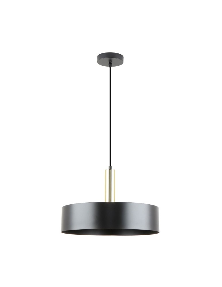 Lampy wiszące industrialne - Zuma Line Leo Lampa Wisząca A8133XL czarny mat - produkt kolory-swiatla.pl 1