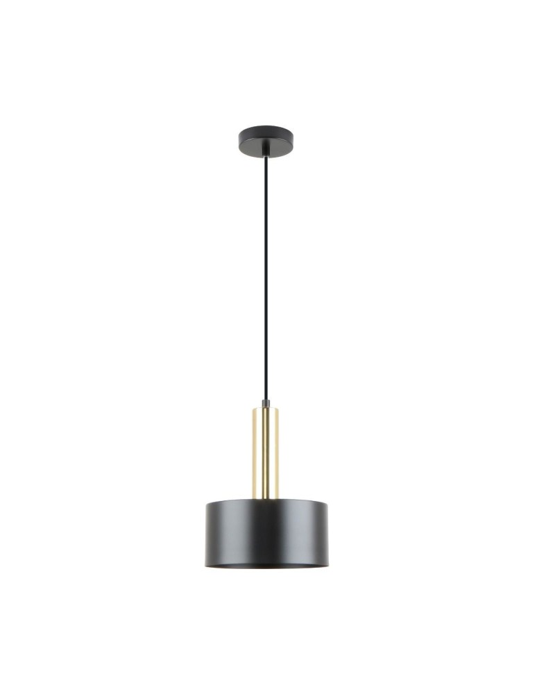 Lampy wiszące industrialne - Zuma Line Leo Lampa Wisząca A8133 czarny mat - produkt kolory-swiatla.pl 1
