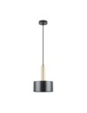 Zuma Line Leo Lampa Wisząca A8133 czarny mat