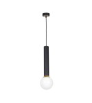 Lampy wiszące żarówki - Milagro Lampa wisząca AURIS BLACK 1xE14 MLP4835 - product 1