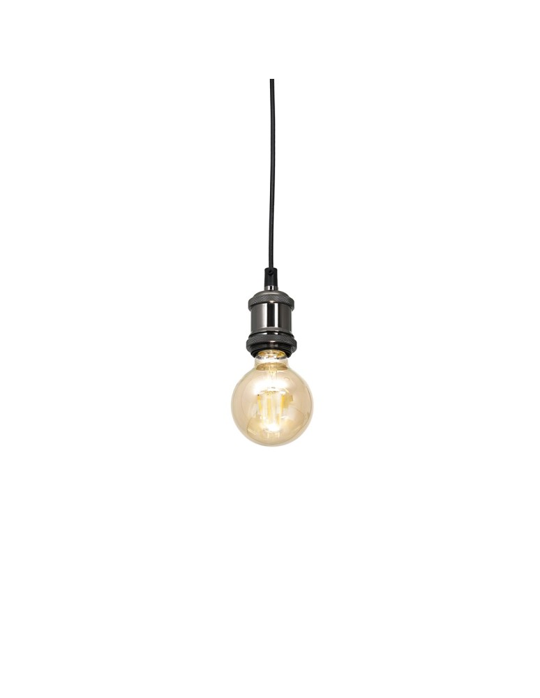 Milagro Lampa wisząca EDISON Czarny 1xE27 MLP6515 Milagro Lampa wisząca EDISON Czarny 1xE27 MLP6515