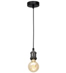 Milagro Lampa wisząca EDISON Czarny 1xE27 MLP6515 Milagro Lampa wisząca EDISON Czarny 1xE27 MLP6515