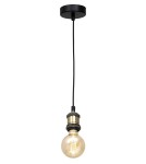 Milagro Lampa wisząca EDISON Czarny/MOSIĄDZ 1xE27 MLP6516 Milagro Lampa wisząca EDISON Czarny/MOSIĄDZ 1xE27 MLP6516