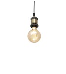 Milagro Lampa wisząca EDISON Czarny/MOSIĄDZ 1xE27 MLP6516 Milagro Lampa wisząca EDISON Czarny/MOSIĄDZ 1xE27 MLP6516