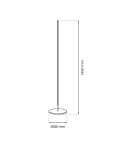 Lampy podłogowe LED - Milagro Lampa Stojąca STICK 15W LED ML7218 - product 6