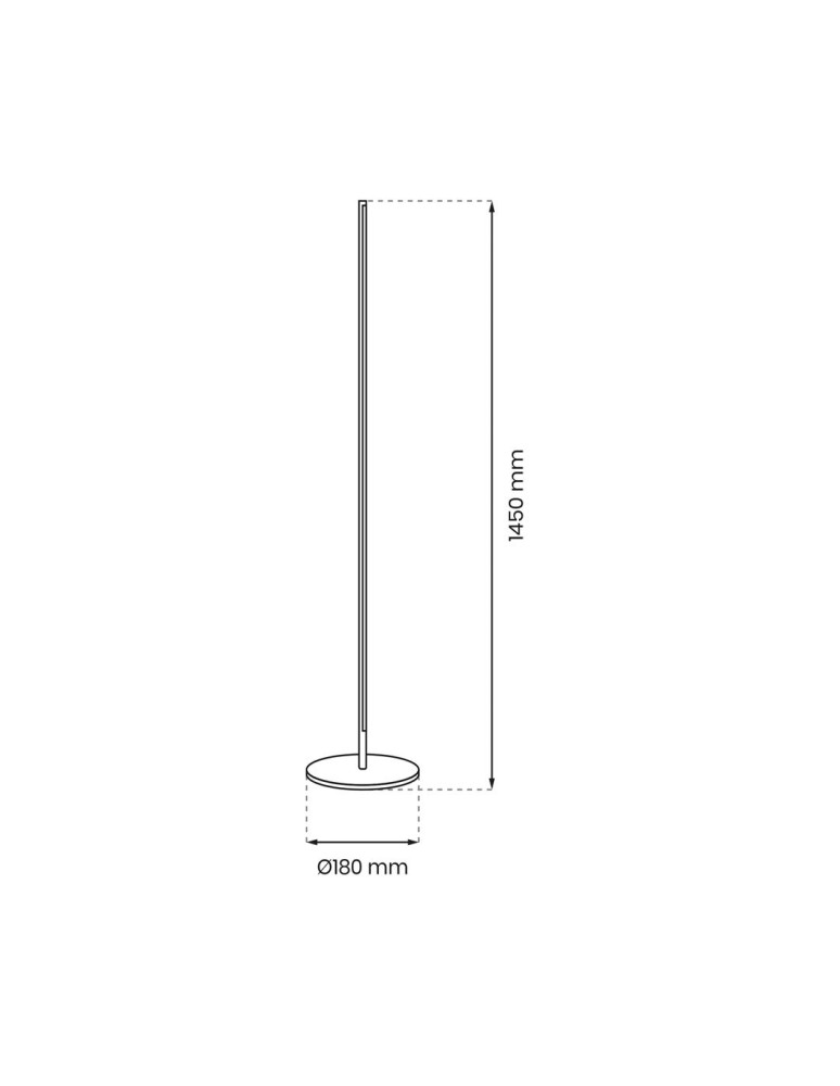 Milagro Lampa Stojąca STICK 15W LED ML7218