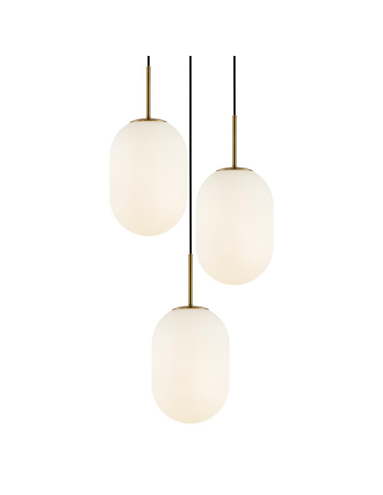 Milagro Lampa wisząca ALIAS GOLD 3xE14 koło ML0315 Milagro Lampa wisząca ALIAS GOLD 3xE14 koło ML0315