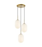 Milagro Lampa wisząca ALIAS GOLD 3xE14 koło ML0315 Milagro Lampa wisząca ALIAS GOLD 3xE14 koło ML0315