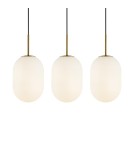 Lampy wiszące na listwie - Milagro Lampa wisząca ALIAS GOLD 3xE14 ML0316 - product 2