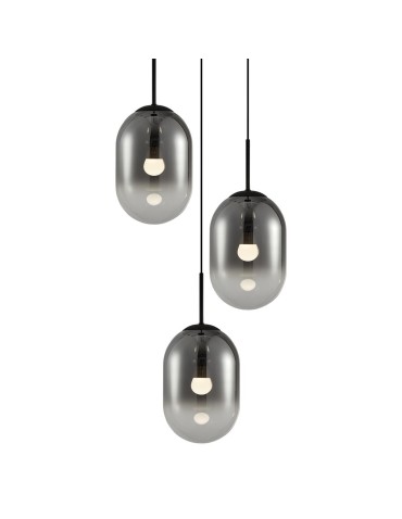 Milagro Lampa wisząca ALIAS BLACK 3xE14 koło ML0320 - produkt 2