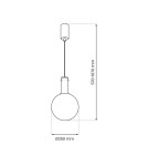 Milagro Lampa wisząca TORONTO 1xGU10 ML0325 Milagro Lampa wisząca TORONTO 1xGU10 ML0325