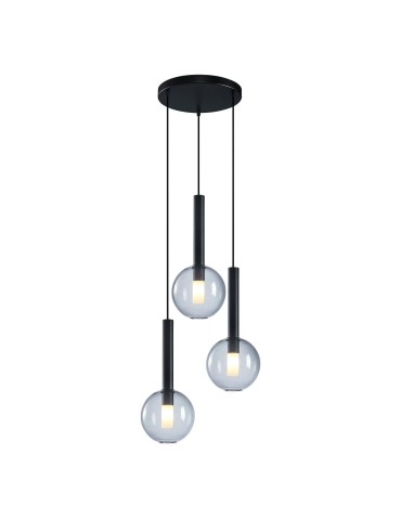 Milagro Lampa wisząca NIKO BLACK 3xG9 ML0333