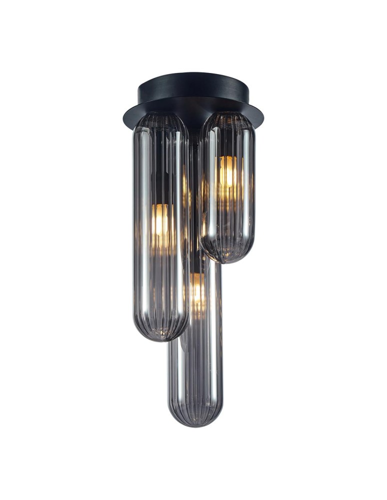 Milagro Lampa sufitowa PAX BLACK 3xG9 ML0339