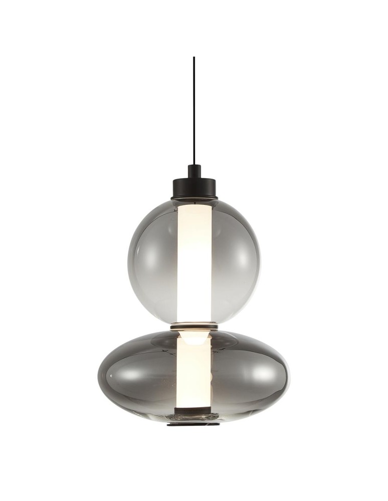 Milagro Lampa wisząca DAPHNE SMOKED 12W ML0344 Milagro Lampa wisząca DAPHNE SMOKED 12W ML0344