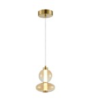 Milagro Lampa wisząca DAPHNE AMBER 12W ML0345 Milagro Lampa wisząca DAPHNE AMBER 12W ML0345