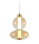 Milagro Lampa wisząca DAPHNE AMBER 12W ML0345 Milagro Lampa wisząca DAPHNE AMBER 12W ML0345