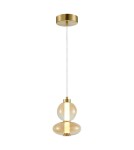 Milagro Lampa wisząca DAPHNE AMBER 12W ML0345 Milagro Lampa wisząca DAPHNE AMBER 12W ML0345