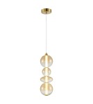 Lampy wiszące designerskie - Milagro Lampa wisząca DAPHNE AMBER 36W ML0346 - product 1