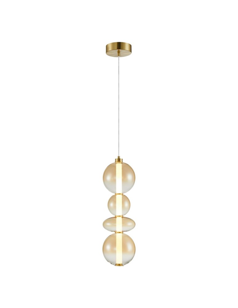 Milagro Lampa wisząca DAPHNE AMBER 36W ML0346