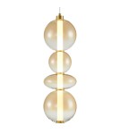 Lampy wiszące designerskie - Milagro Lampa wisząca DAPHNE AMBER 36W ML0346 - product 2