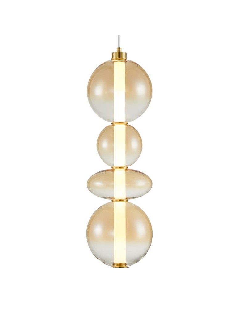 Milagro Lampa wisząca DAPHNE AMBER 36W ML0346