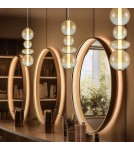 Lampy wiszące designerskie - Milagro Lampa wisząca DAPHNE AMBER 36W ML0346 - product 4