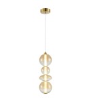 Lampy wiszące designerskie - Milagro Lampa wisząca DAPHNE AMBER 36W ML0346 - product 6