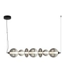Lampy wiszące nad wyspę - Milagro Lampa wisząca DAPHNE SMOKED 40W ML0348 - product 1