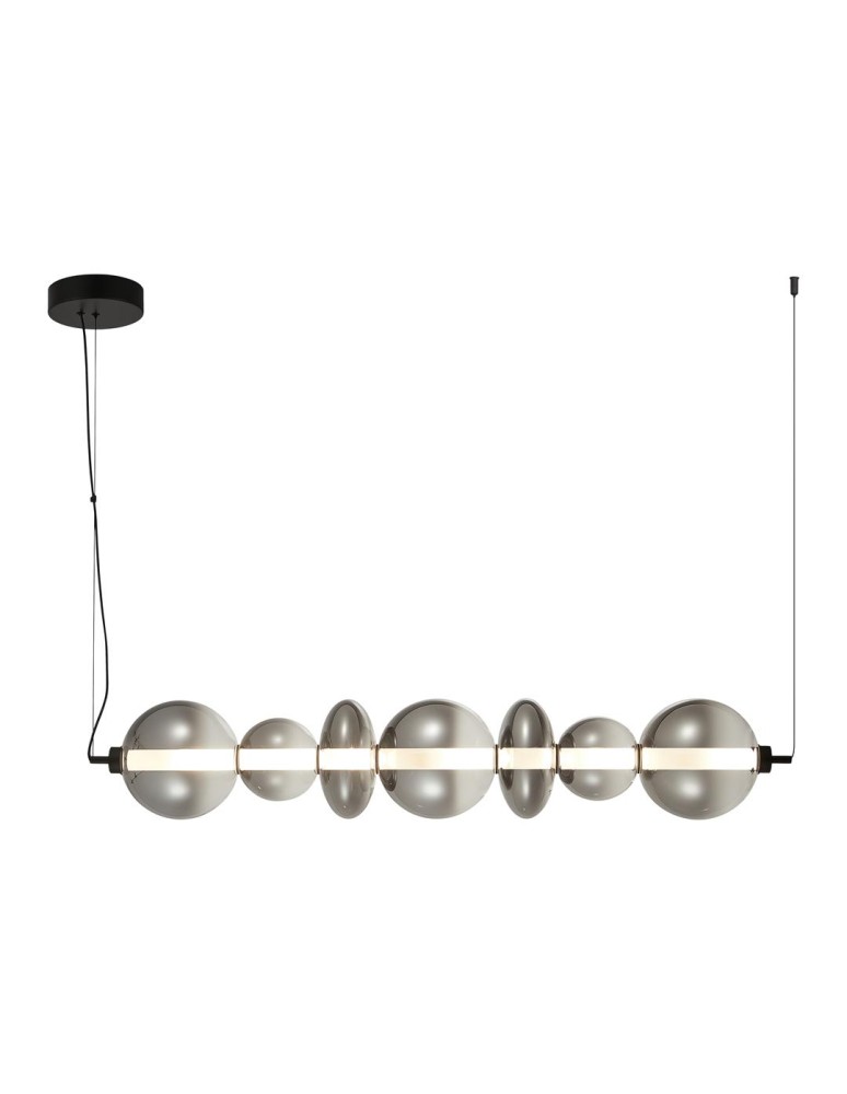 Milagro Lampa wisząca DAPHNE SMOKED 40W ML0348