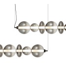 Lampy wiszące nad wyspę - Milagro Lampa wisząca DAPHNE SMOKED 40W ML0348 - product 2