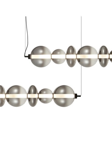 Milagro Lampa wisząca DAPHNE SMOKED 40W ML0348 - produkt 2