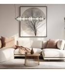 Lampy wiszące nad wyspę - Milagro Lampa wisząca DAPHNE SMOKED 40W ML0348 - product 3