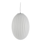 Lampy wiszące pojedyncze - Milagro Lampa wisząca BRAGA WHITE 1xE27 ML0350 - product 2