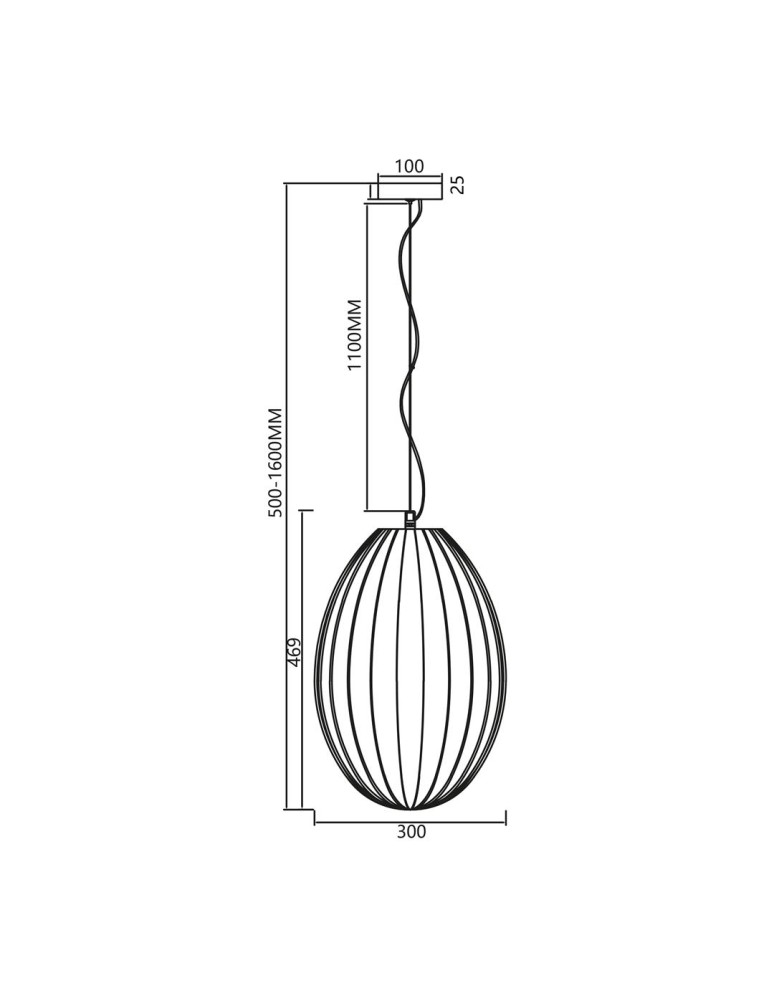 Milagro Lampa wisząca BRAGA WHITE 1xE27 ML0350