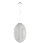 Lampy wiszące pojedyncze - Milagro Lampa wisząca BRAGA WHITE 1xE27 ML0350 - product 6