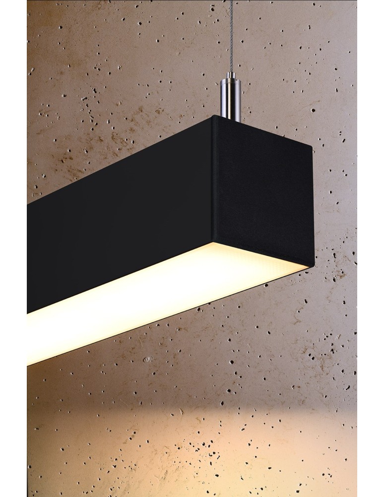 Thoro Lampa wisząca PINNE 200 czarna 3000K TH.229 Thoro Lampa wisząca PINNE 200 czarna 3000K TH.229