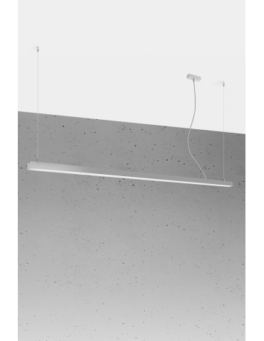 Thoro Lampa wisząca PINNE 200 szara 3000K TH.230