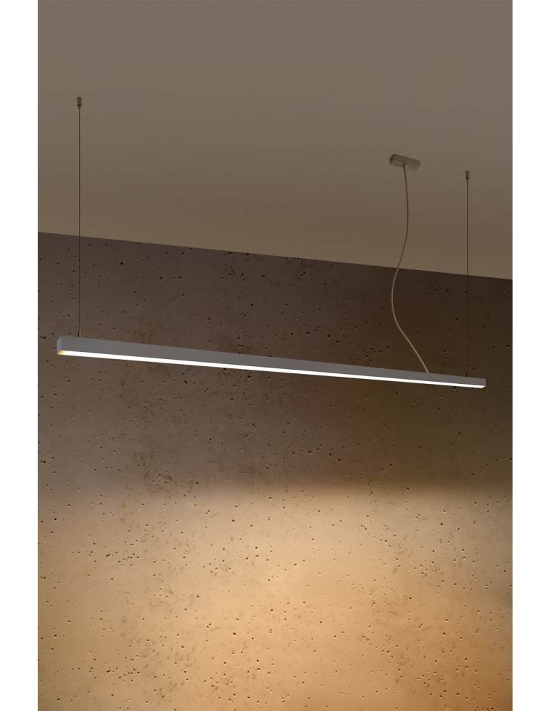 Thoro Lampa wisząca PINNE 200 szara 3000K TH.230 Thoro Lampa wisząca PINNE 200 szara 3000K TH.230