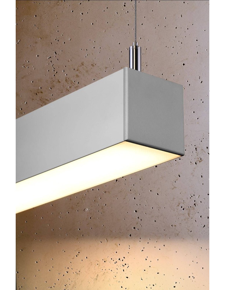 Thoro Lampa wisząca PINNE 200 szara 3000K TH.230 Thoro Lampa wisząca PINNE 200 szara 3000K TH.230