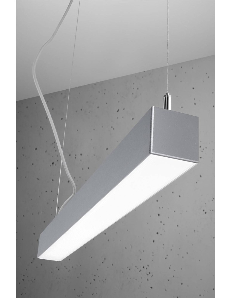 Thoro Lampa wisząca PINNE 200 szara 3000K TH.230 Thoro Lampa wisząca PINNE 200 szara 3000K TH.230