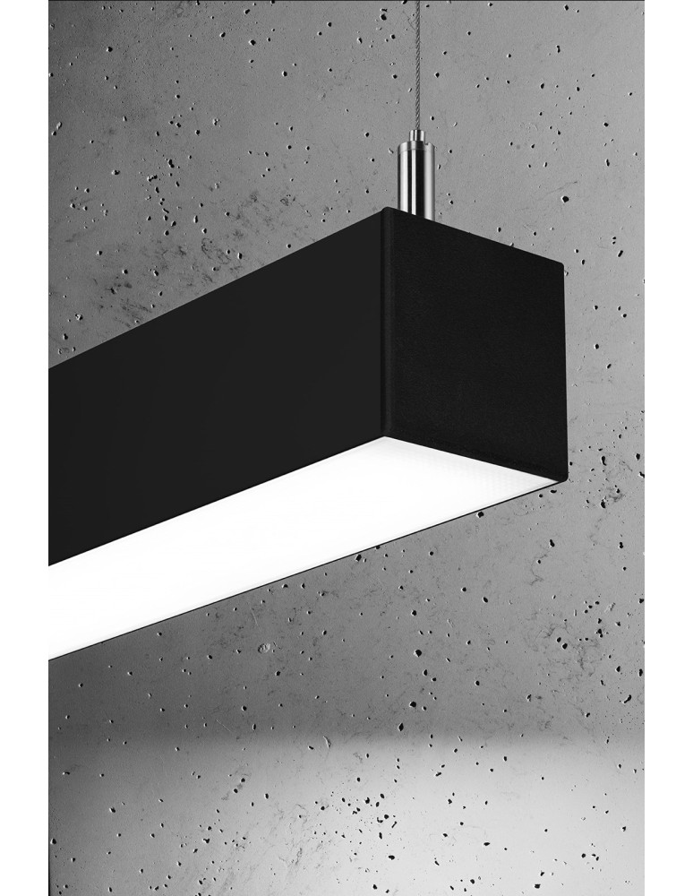 Thoro Lampa wisząca PINNE 200 czarna 4000K TH.232 Thoro Lampa wisząca PINNE 200 czarna 4000K TH.232