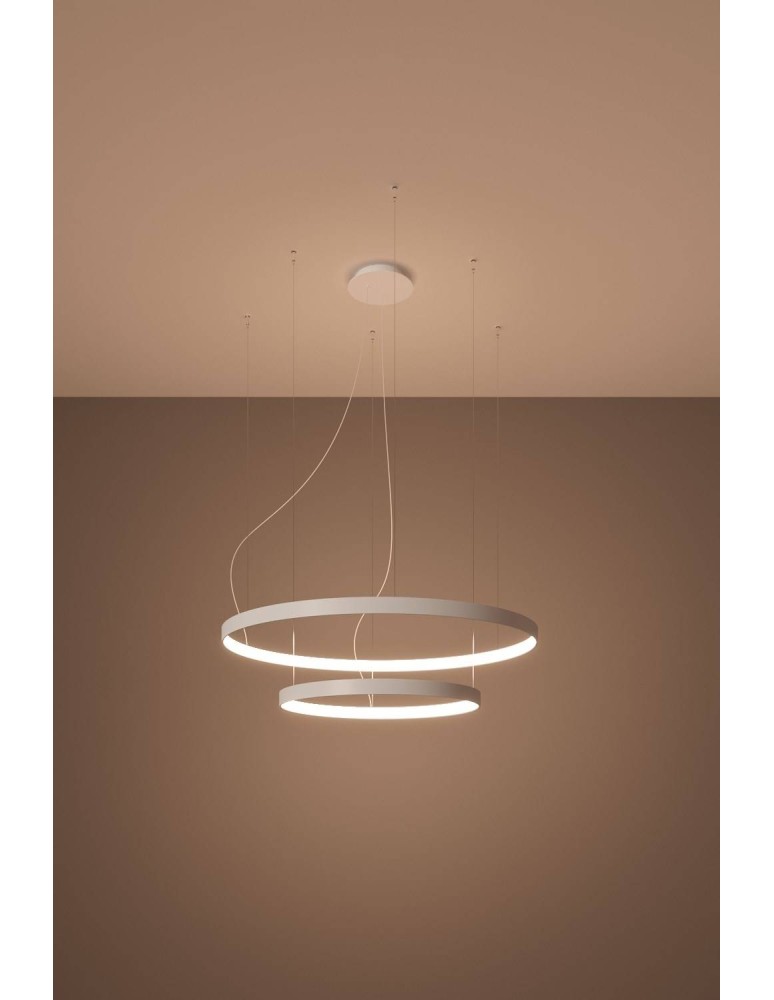 Thoro Żyrandol RIO 2 55/78 biały LED 3000K TH.176 Thoro Żyrandol RIO 2 55/78 biały LED 3000K TH.176