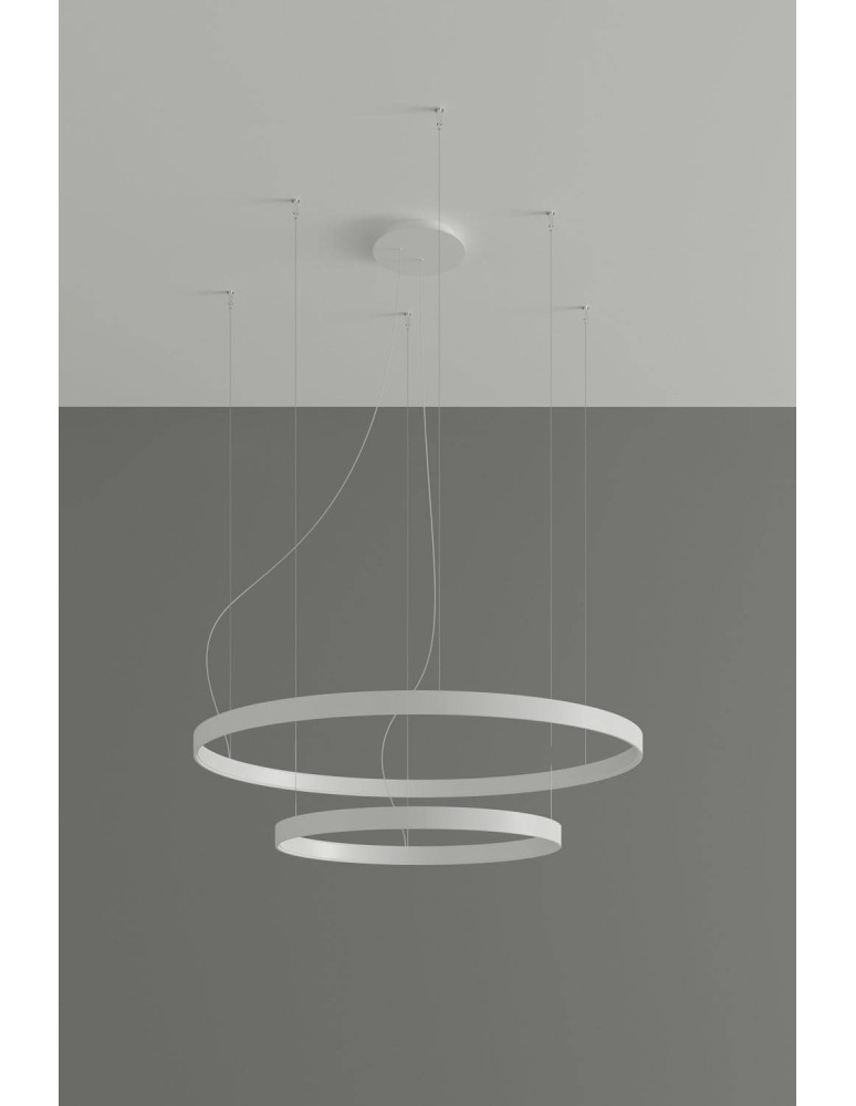 Thoro Żyrandol RIO 2 55/78 biały LED 4000K TH.178 Thoro Żyrandol RIO 2 55/78 biały LED 4000K TH.178