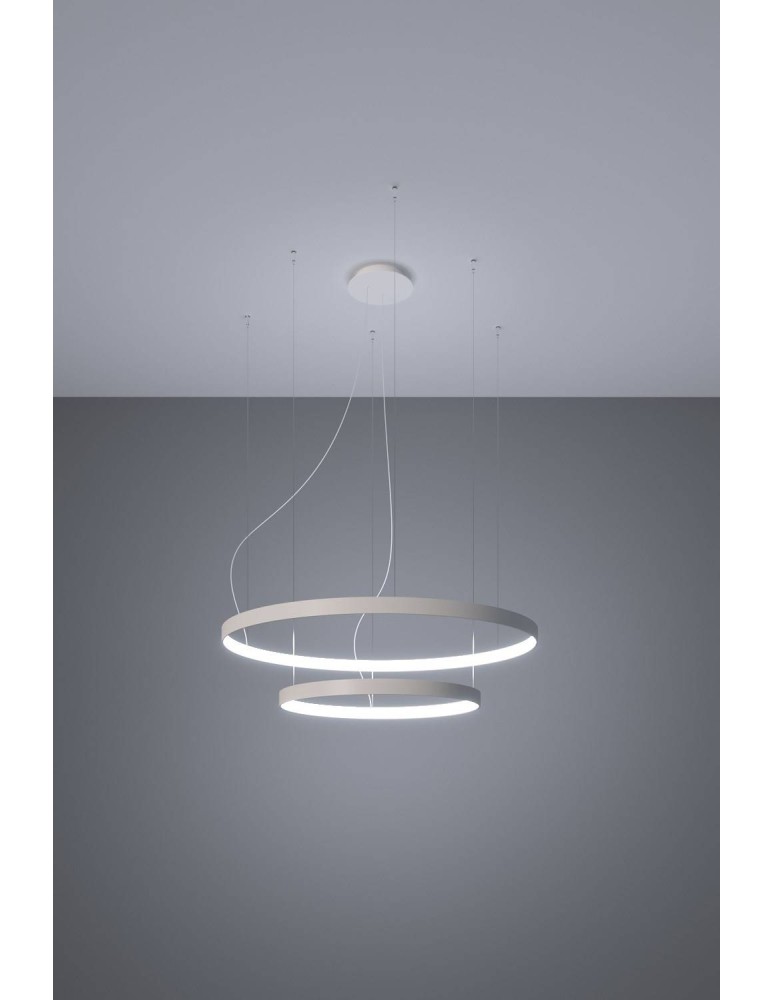 Thoro Żyrandol RIO 2 55/78 biały LED 4000K TH.178 Thoro Żyrandol RIO 2 55/78 biały LED 4000K TH.178