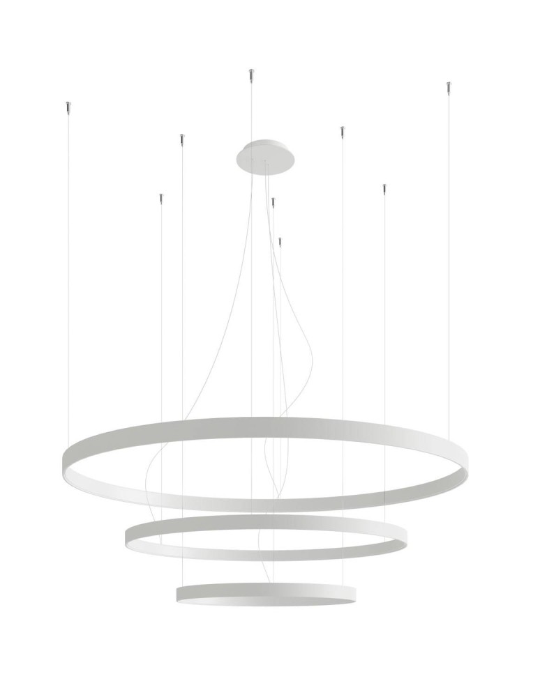 Thoro Żyrandol RIO 3 55/78/110 biały LED 4000K TH.271 Thoro Żyrandol RIO 3 55/78/110 biały LED 4000K TH.271