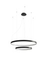 Thoro Żyrandol RIO 2 55/78 czarny LED 4000K TH.212