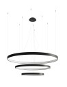 Thoro Żyrandol RIO 3 55/78/110 czarny LED 4000K TH.177