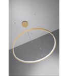 Lampy wiszące okręgi - Thoro Żyrandol RIO 78 złoty LED 4000K TH.181 - product 4